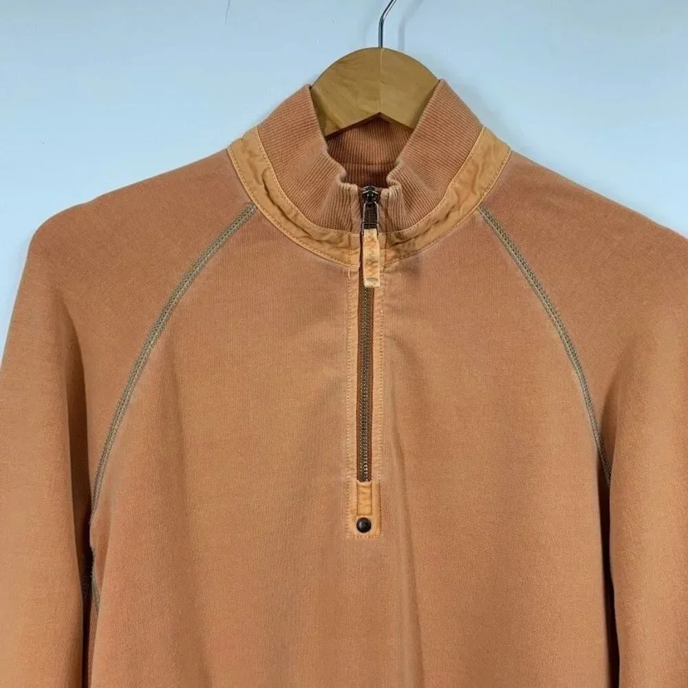 Tommy Bahama Jeans Men's 1/4 Zip Long Sleeve‎ Cotton Pullover Size S - Picture 4 of 10